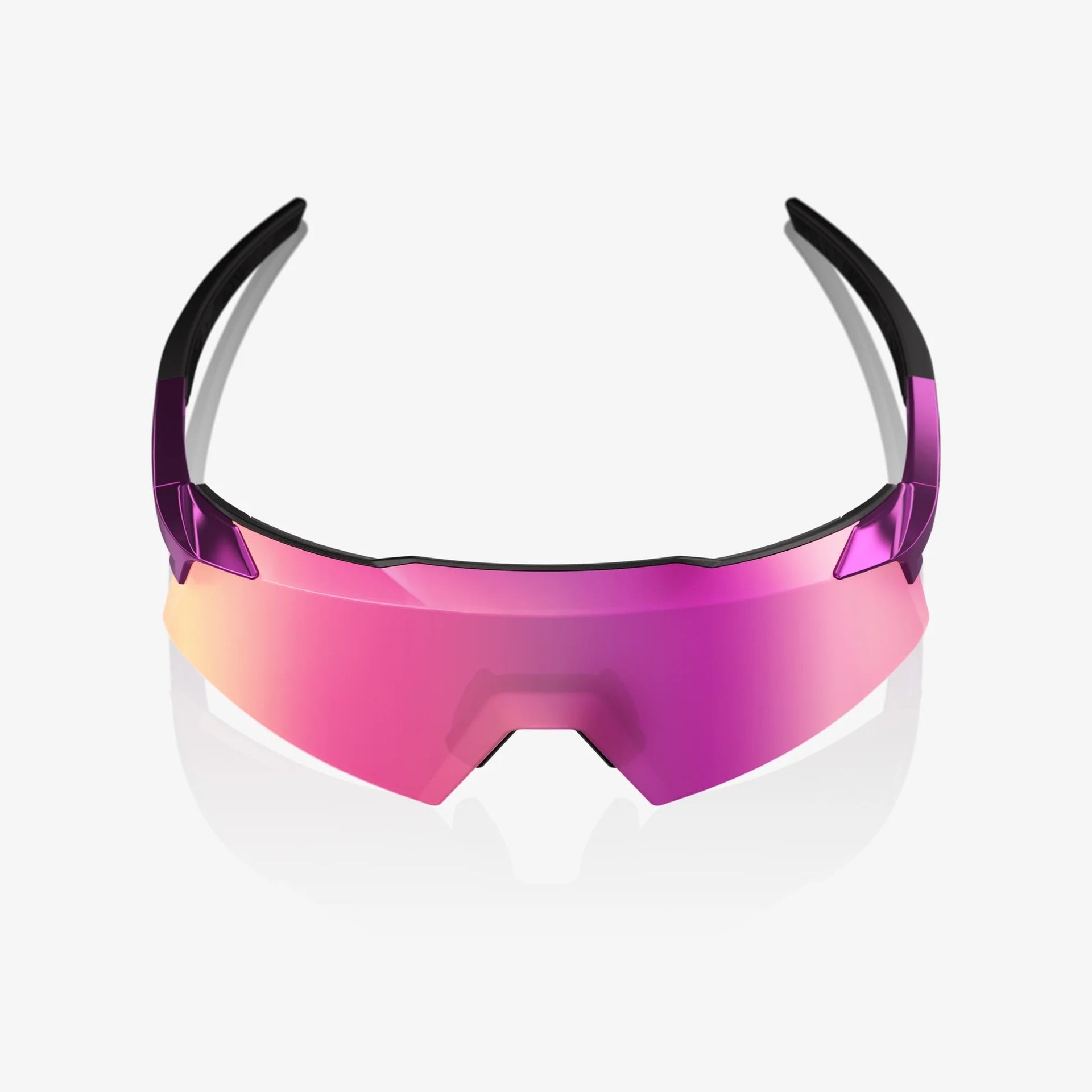 Lentes deportivos 100% AEROCRAFT - Gloss Purple Chrome - Purple Multilayer Mirror