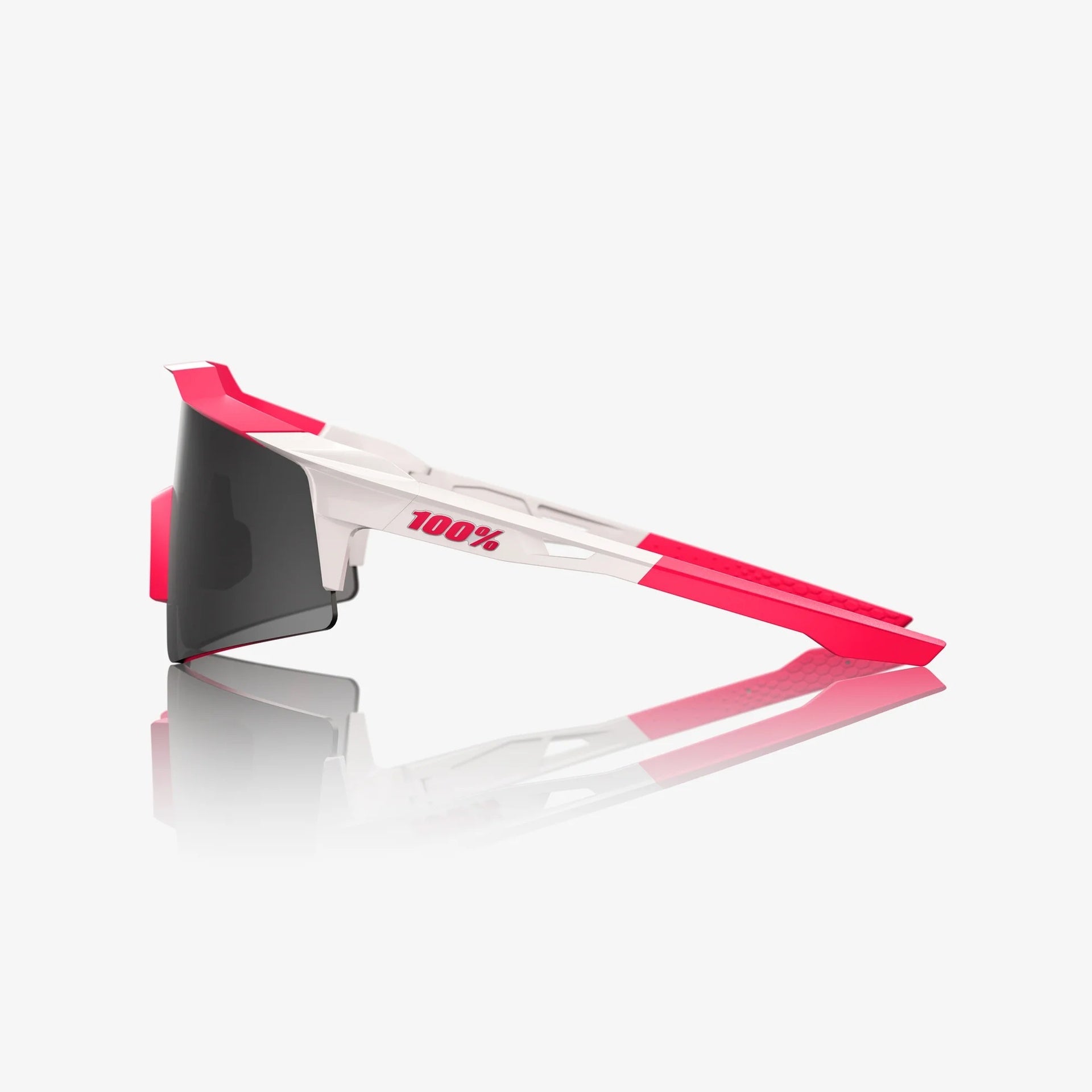 Lentes deportivos 100% SPEEDCRAFT - Puddy Pink White - Smoke