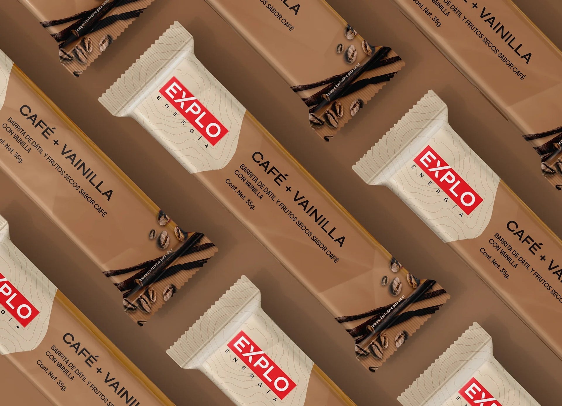 Barra energética EXPLO sabor Café + Vainilla 35 g