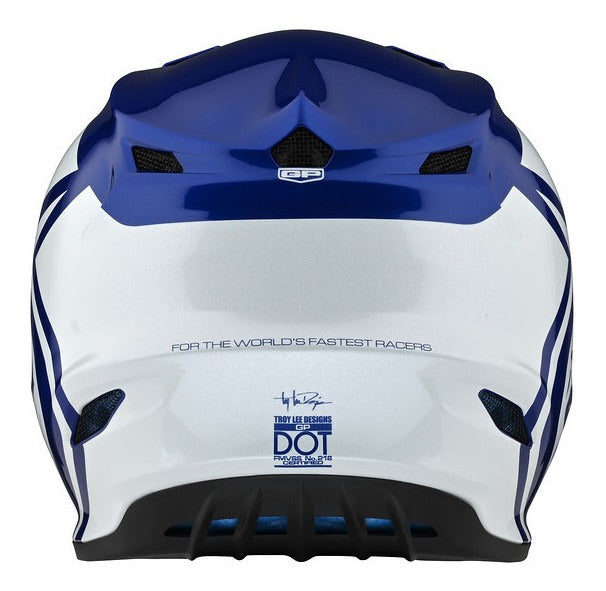 Casco Troy Lee Designs GP Moto Overload Blue / White