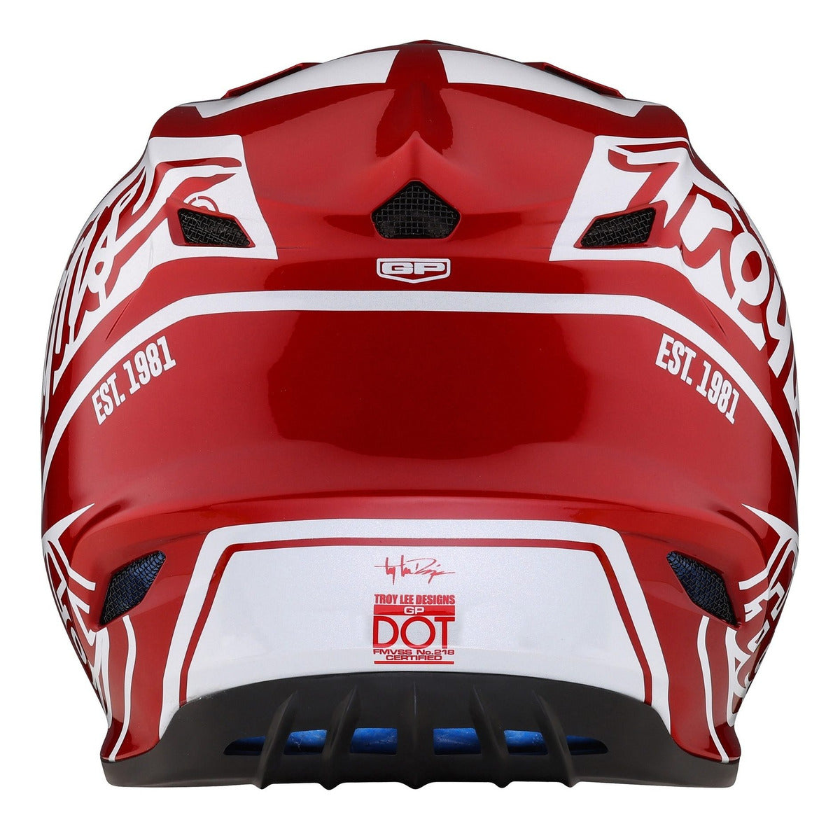 Casco Troy Lee Designs GP Moto Slice Red / White