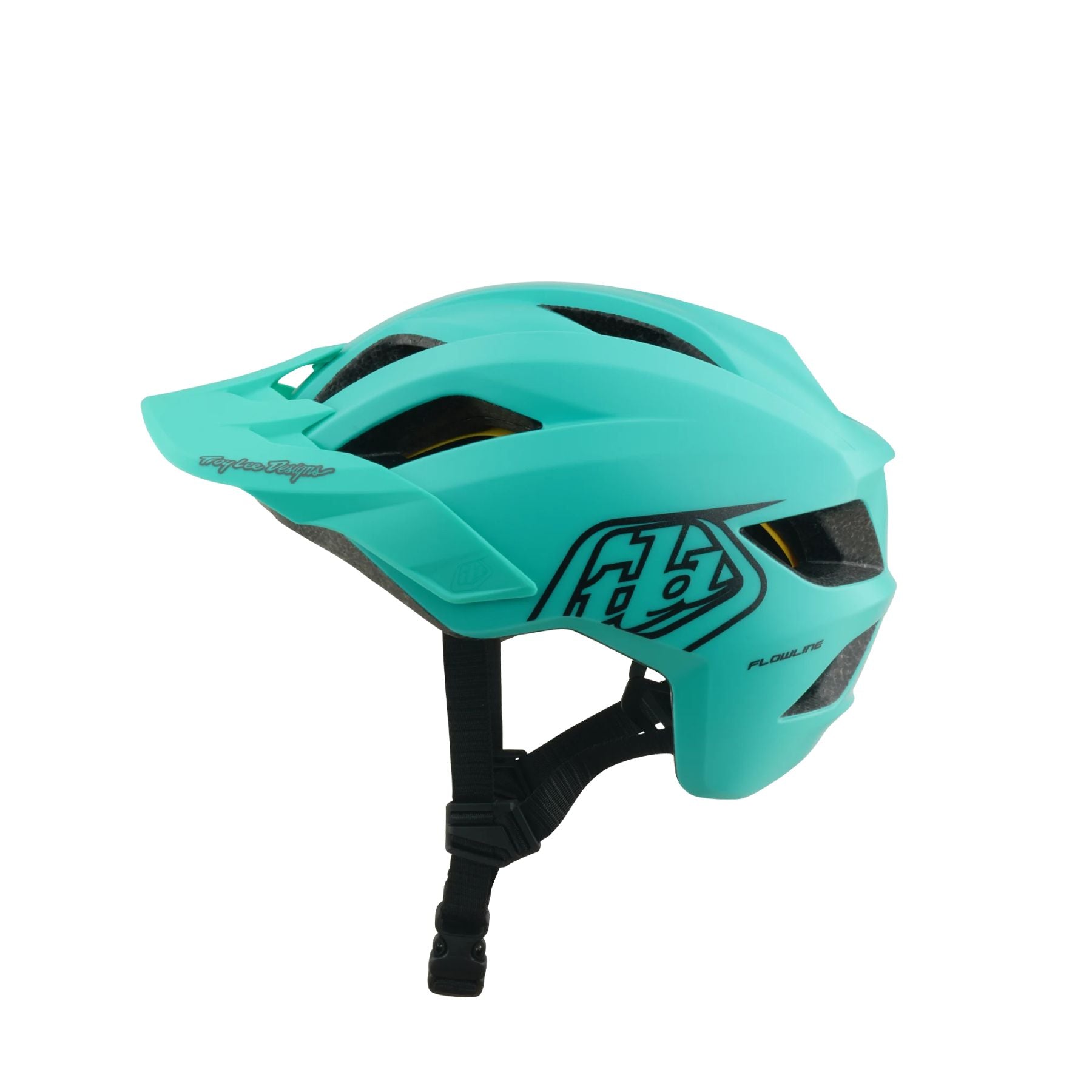 Casco para niño Troy Lee Designs Flowline Point Charcoal / Real Teal Osfa