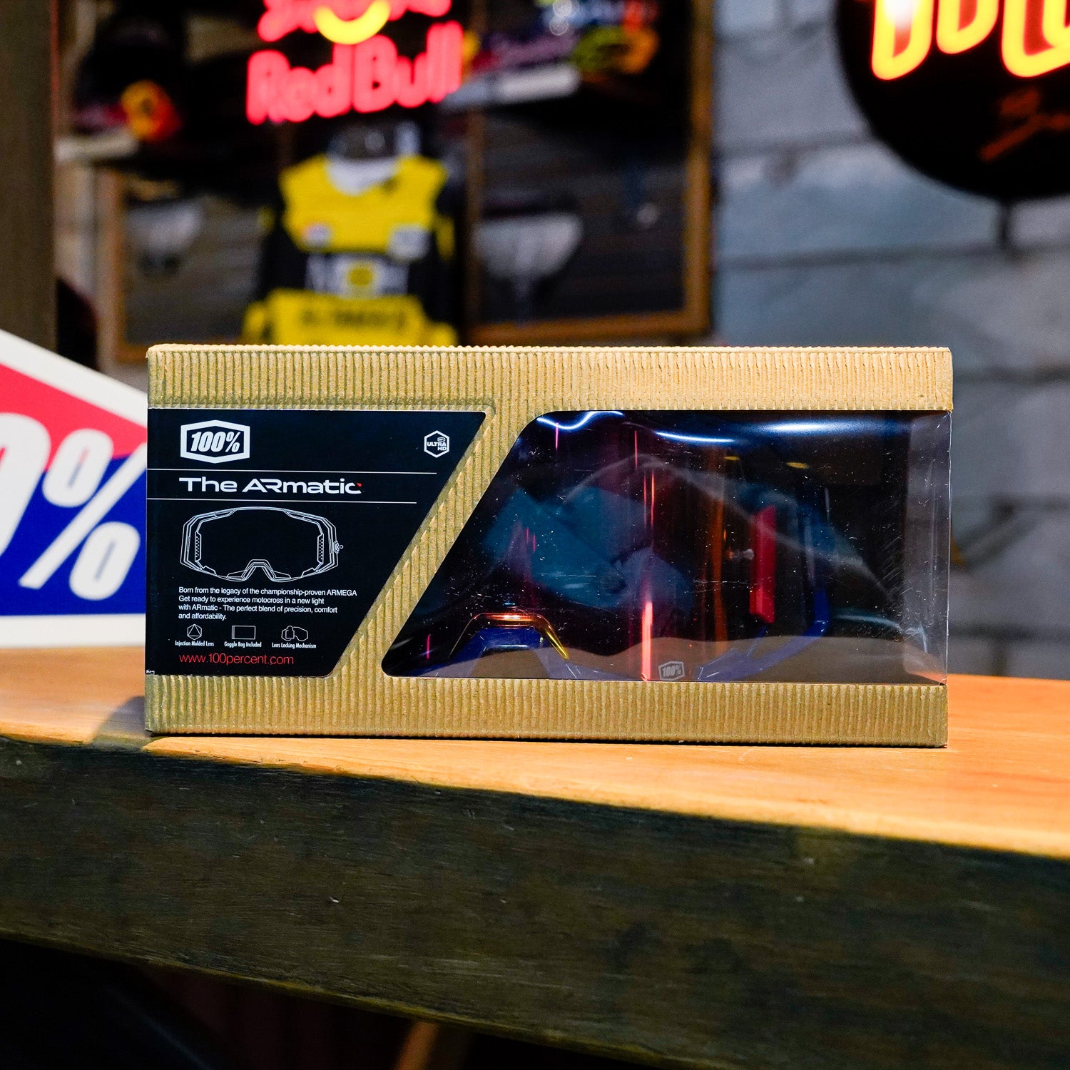 Goggles 100% Armatic Mach Z - Mica Espejo roja