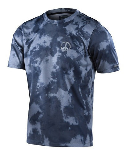 Jersey para niño Troy Lee Designs Flowline Manga Corta Plot Charcoal