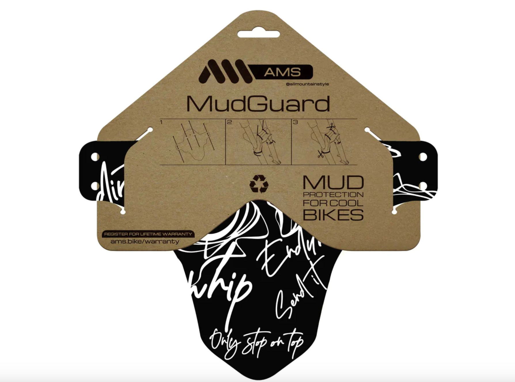 Ams Mud Guardsignature White