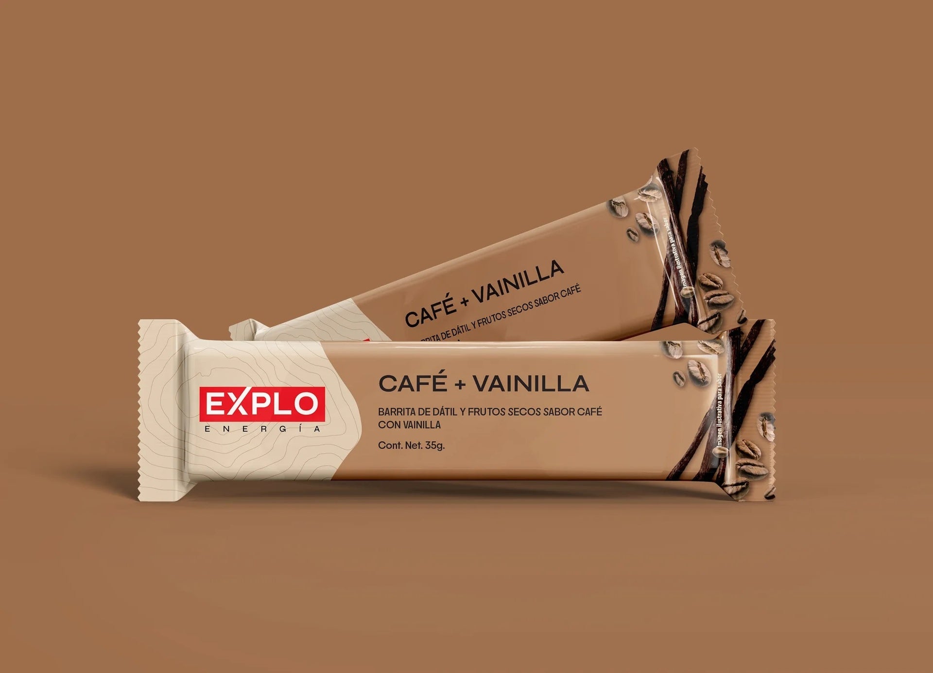 Barra energética EXPLO sabor Café + Vainilla 35 g