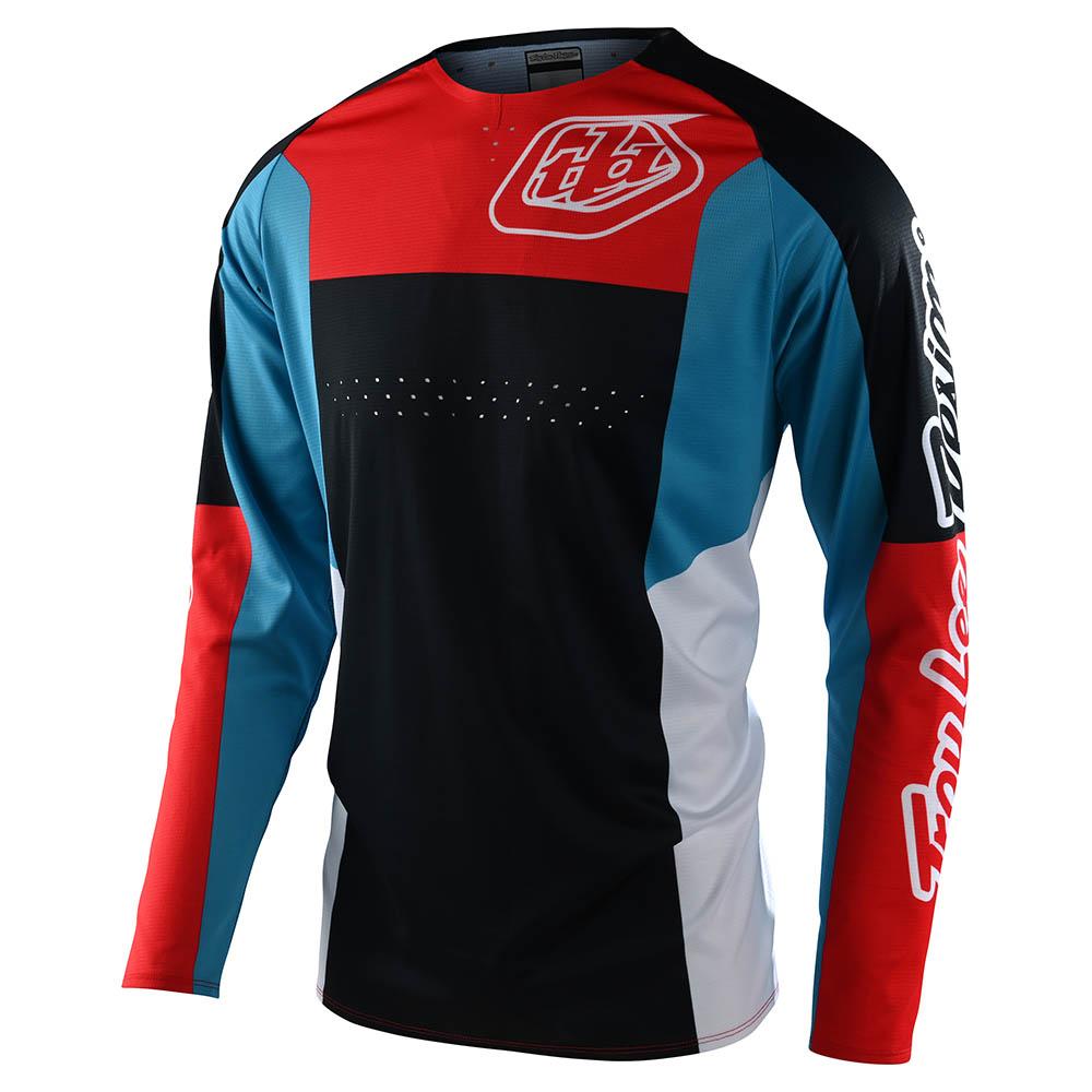 Jersey Troy Lee Designs Se Pro Moto Quattro Navy / Red
