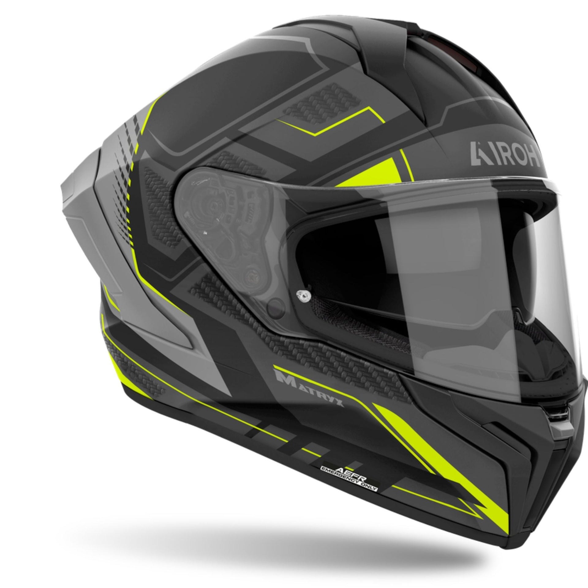 Casco Matryx Rocket Amarillo Matt