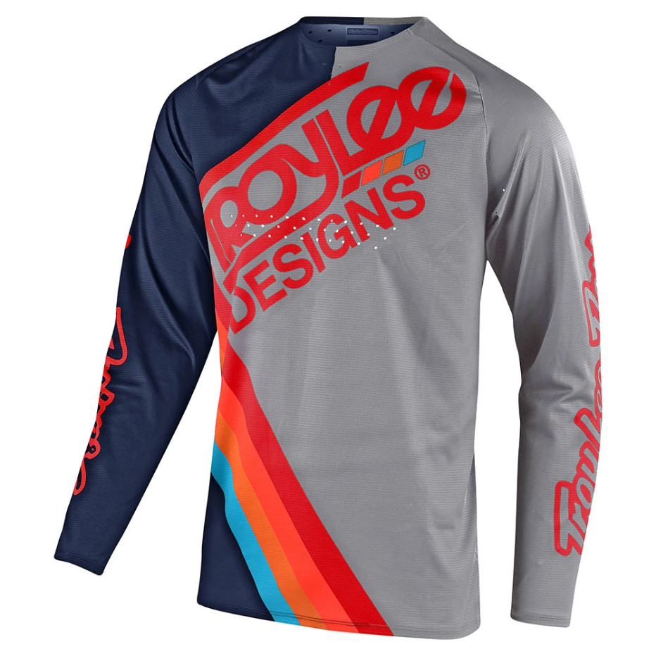 Jersey Troy Lee Designs Se Pro Moto Tilt Navy / Light Gray