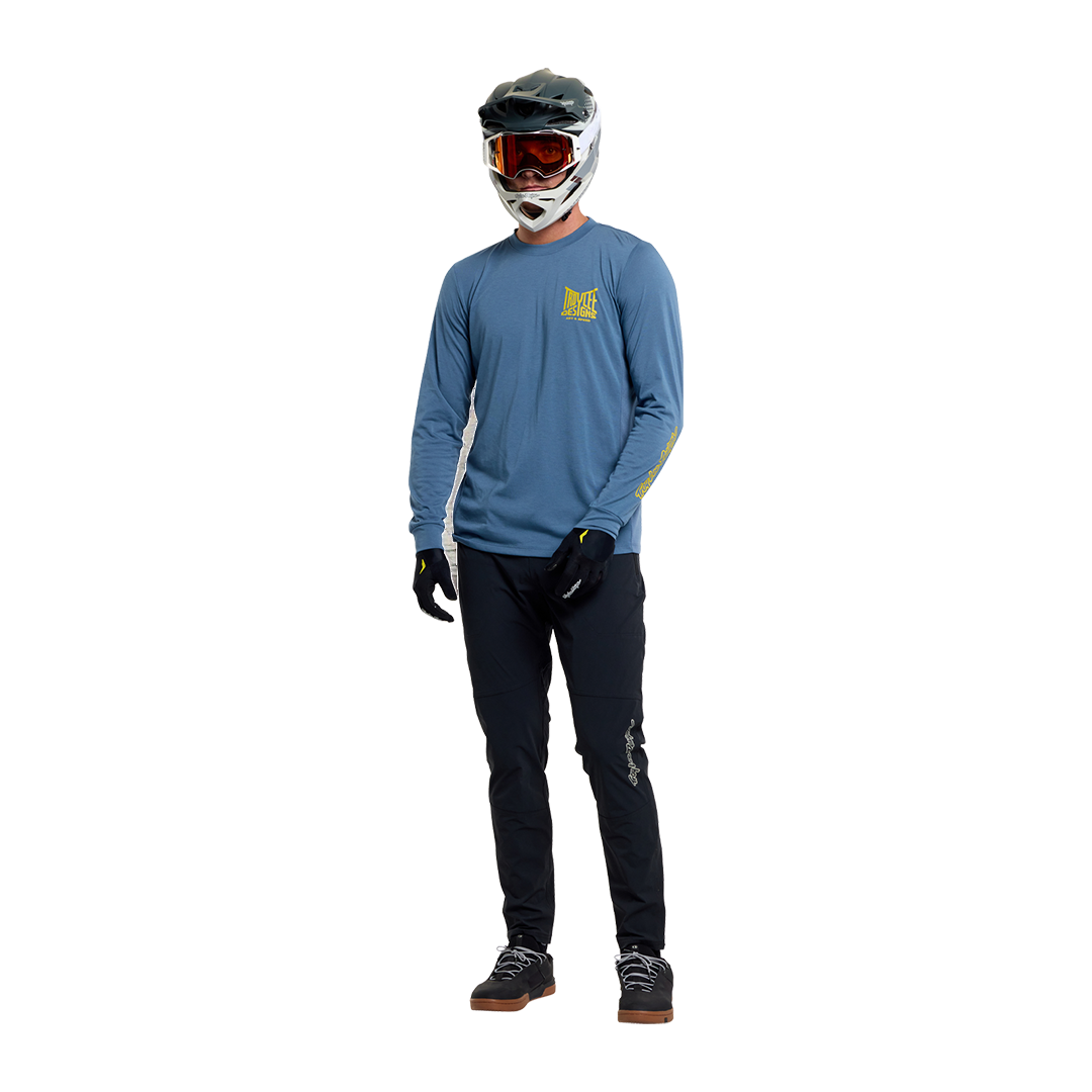 Jersey para MTB Skyline Ride Long Sleeve Tee; Handlebar Slate