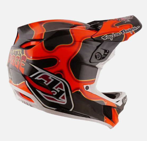 Casco para bici D4 Carbon Helmet; Black - 26 TLD RedBull Rampage