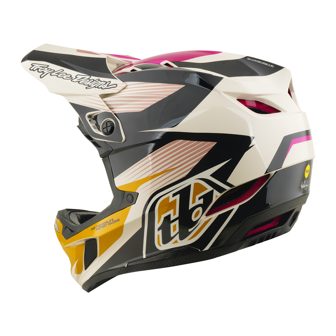 Casco para MTB D4 Polyacrylite Helmet; Turbo Acid / Fuchsia