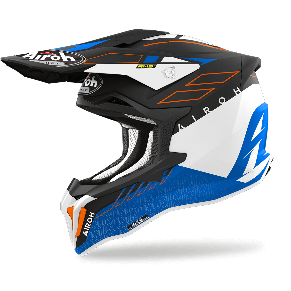 Casco para Moto Airoh Strycker Skin Blue Matt