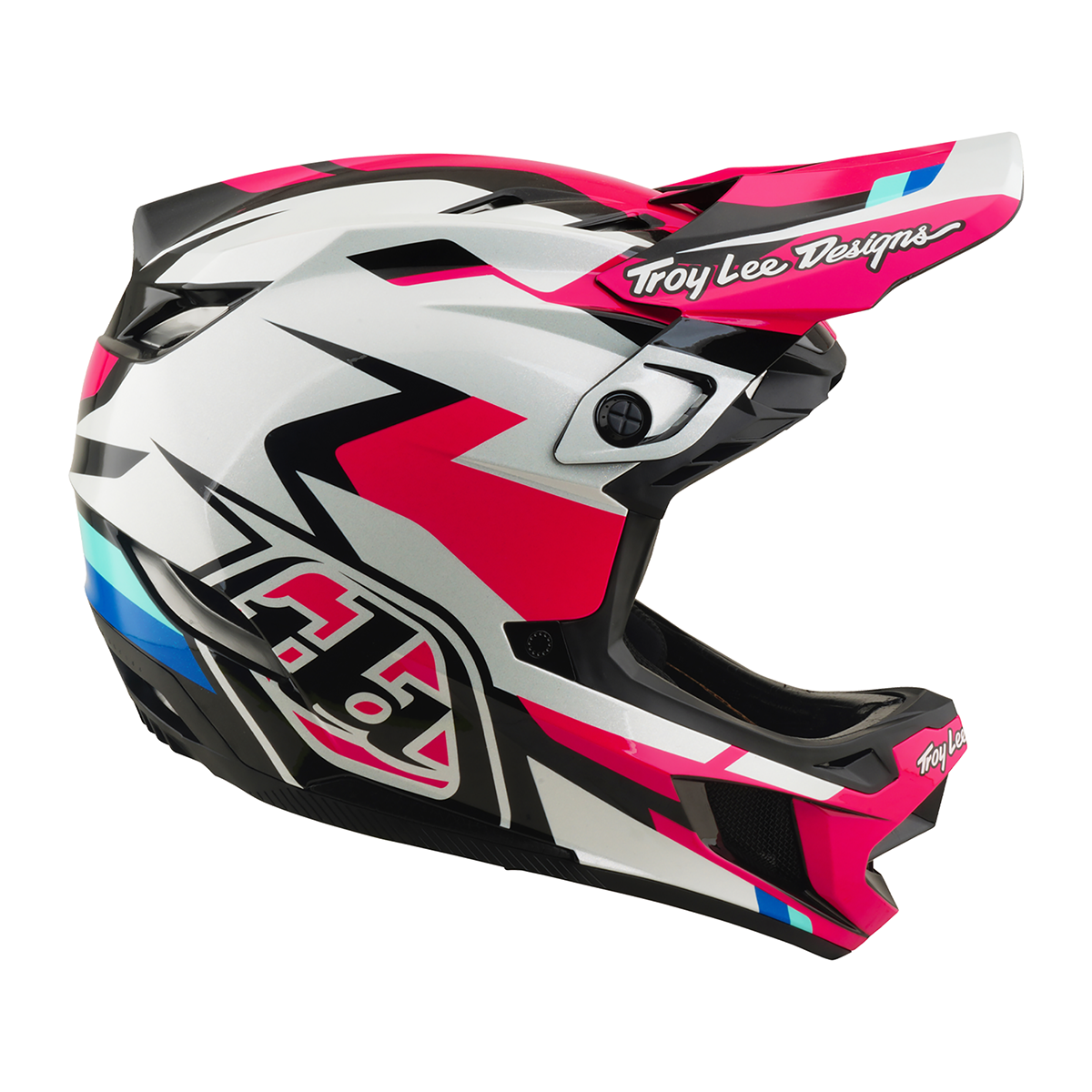 Casco MTB Troy lee designs D4 Polyacrylite Roamer Magenta