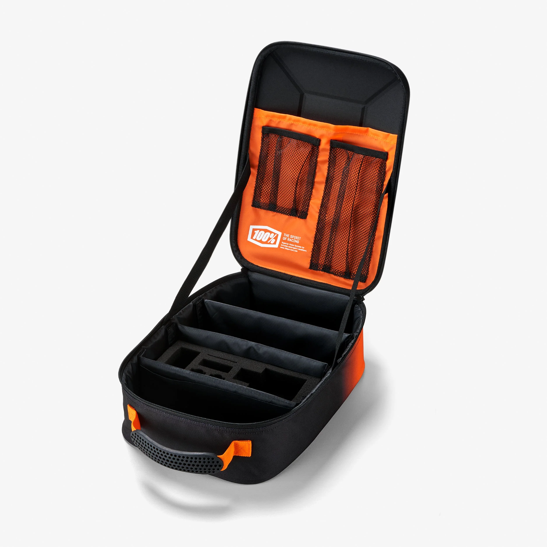 Goggle Case 100% Crush Negro/Naranja - OS