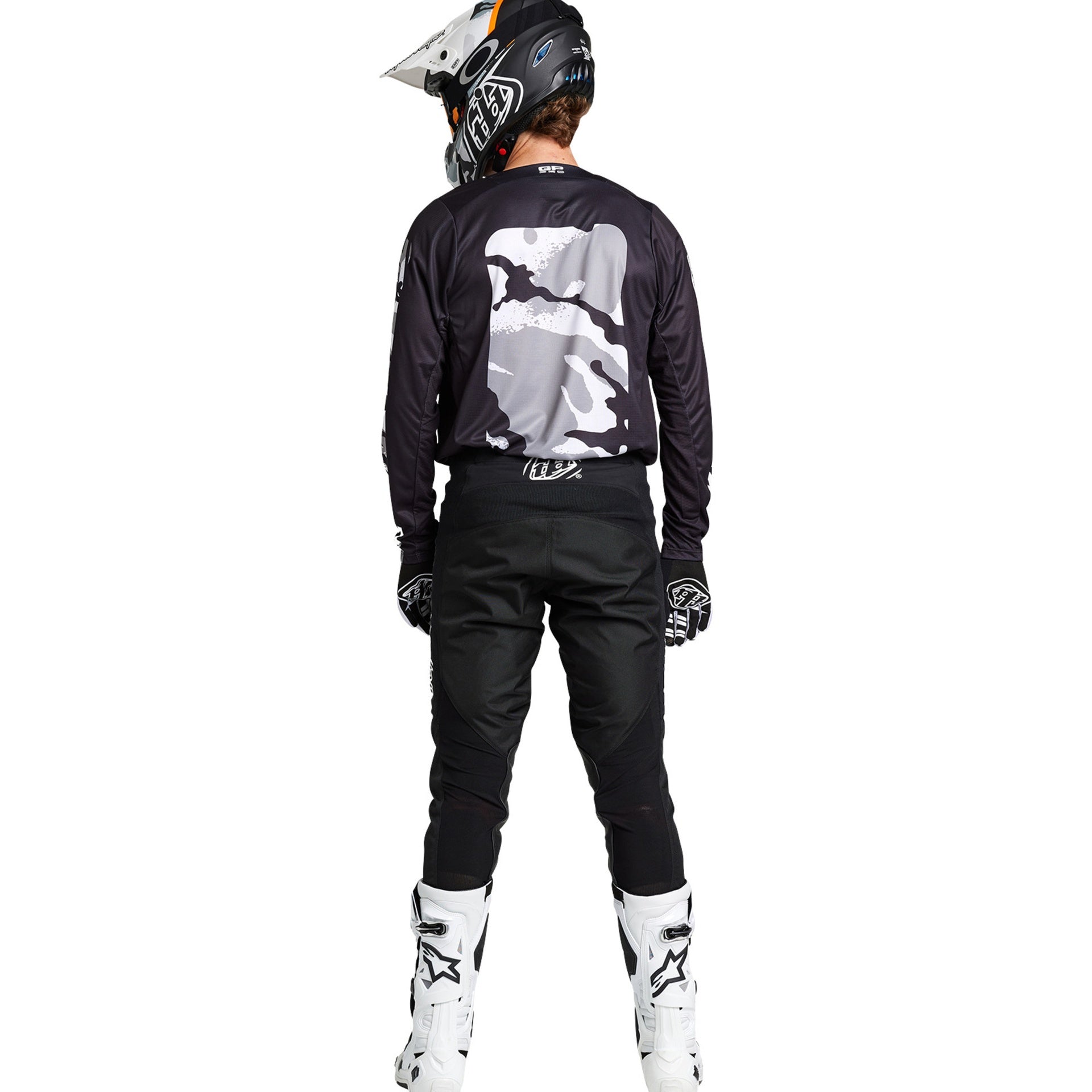 Jersey Troy Lee Designs Gp Pro Moto Boxed In Black / White