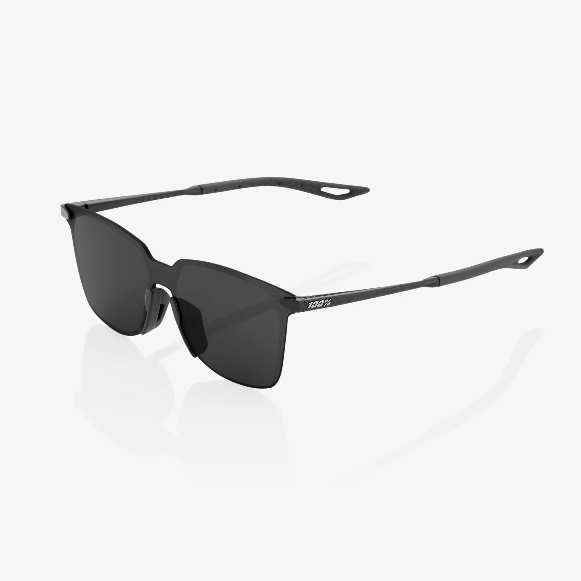 Lentes lifestyle deportivos 100% LEGERE SQUARE - Polished Black - Smoke Lens - OS