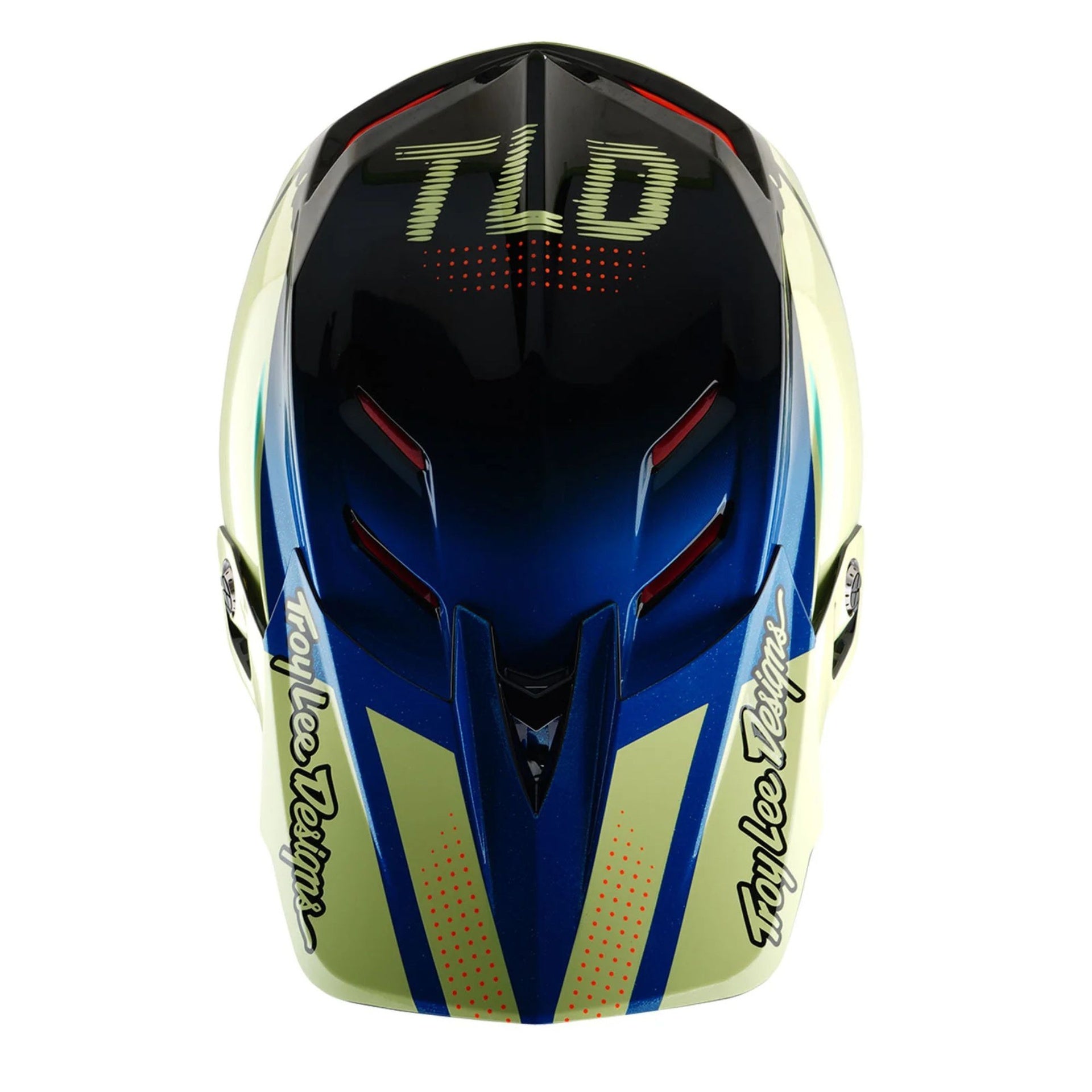 Casco Troy Lee Designs D4 Composite Drip Glo Yellow